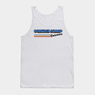 Fenwick Island, Delaware / / Retro Styled Design Tank Top